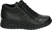 Durea 9721 K - VeterlaarzenHoge sneakersDames sneakersDames veterschoenenHalf-hoge schoenen - Kleur: Zwart - Maat: 43