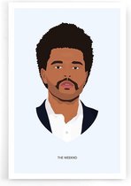 Walljar - The Weeknd - Muurdecoratie - Poster