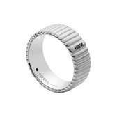 Fossil heren edelstaal Ring  heren 66 Zilver 32019958
