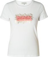 IVY BEAU Tip T-shirt - Fresh Pink/White - maat 46