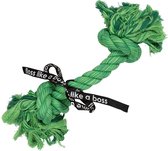 Ebi 'do you even floss dawg' speeltouw 2 knopen 40cm groen