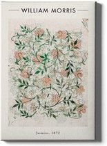 Walljar - William Morris - Jasmine - Muurdecoratie - Canvas schilderij