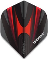 Winmau Prism Alpha Zwart en Rood Dartvluchten