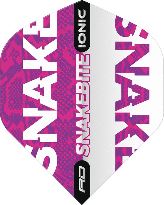 Peter Wright Hardcore Ionic Snakebite Purple - Dart Flights van Red Dragon — afbeelding 2