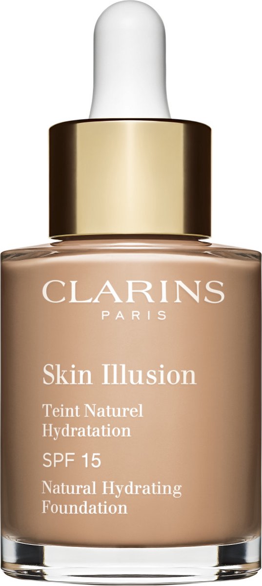 Goedkoopste Clarins Skin Illusion Teint Naturel Hydratation - SPF 15 - Foundation - 109 Wheat - 30 ml