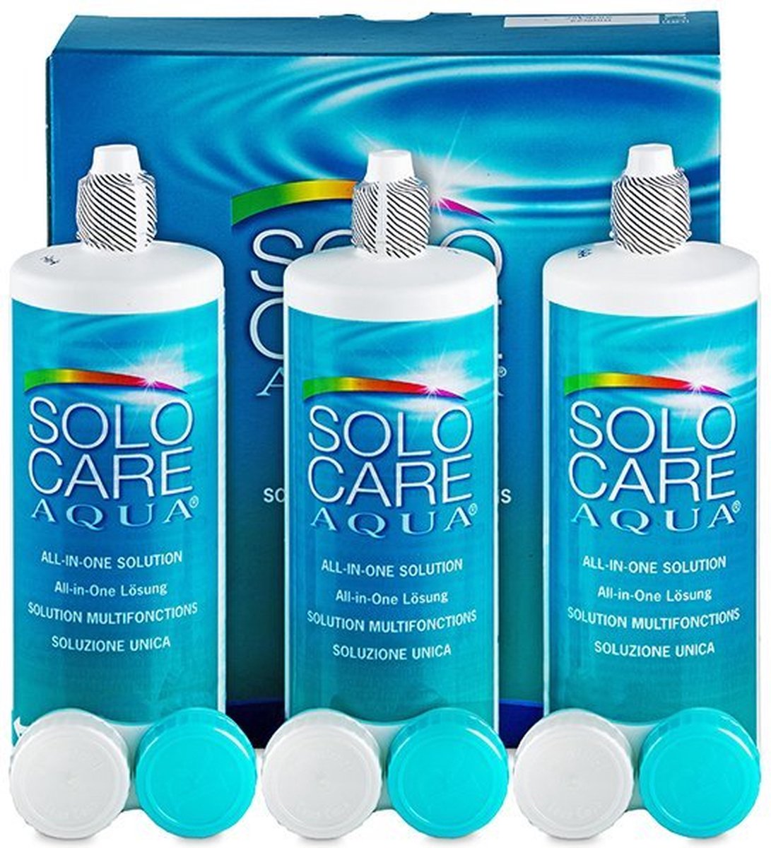 Solocare Aqua - 3 x 360 ml - Lenzenvloeistof