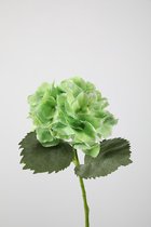 Kunstbloem - Hydrangea - Hortensia - topkwaliteit decoratie - 2 stuks - zijden bloem - paars - 66 cm hoog
