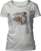 Ladies T-shirt Protect Rhino Grey L