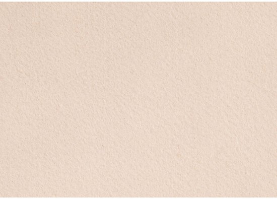 A4 vel beige hobbyvilt met een zachte, effen textuur.