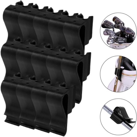Golf Club Bag Clips - 4pcs Golf Carrying Bag Putter Clips - Golf Bag Clamp Holder - Golf Club Bag Organizer van GOLF — afbeelding 4