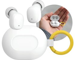 SBG Compacte Draadloze Oordopjes | Headset | met Microfoon | Touch Control Bediening | Bluetooth 5.4 | Lichtgewicht & Compact | met Oplaadcase | Sporten, Reizen & Werken | S / M / L Eartips | Wit
