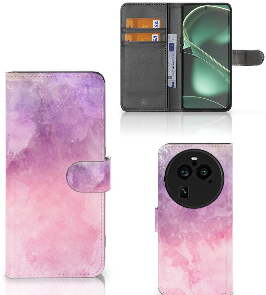 Hoesje OPPO Find X6 Pro Pink Purple Paint