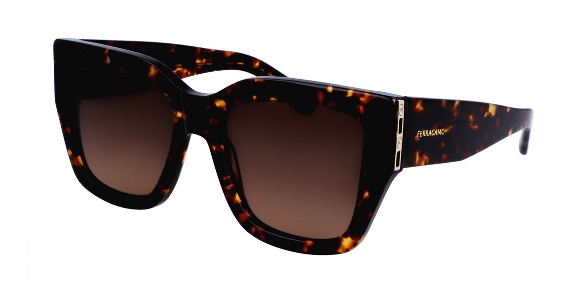 Ferragamo SF1104S Dark tortoise 55/19/140 WOMAN Zonnebrillen