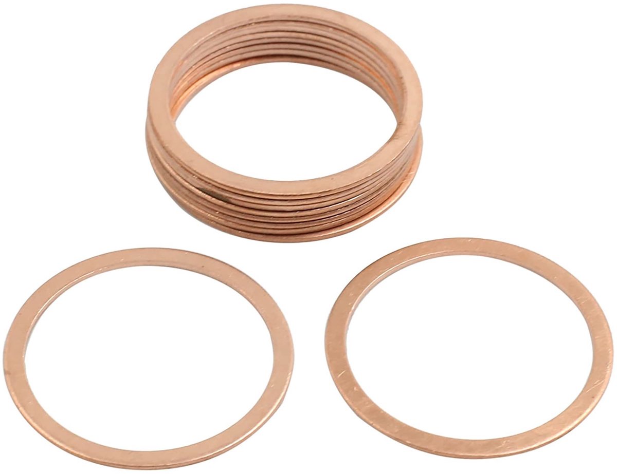 Sourcing Map 10x 32mm Koperen Ringafdichtingen - Duurzaam en Betrouwbaar
