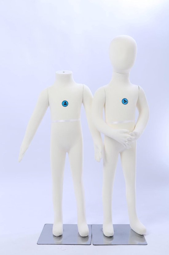 Kinderpoppen Etalagepop - Paspop Kinderen - Kleding Presenteren - Flexibel Buigbaar Lichaam - 85 cm - Niet gespecificeerd — afbeelding 3