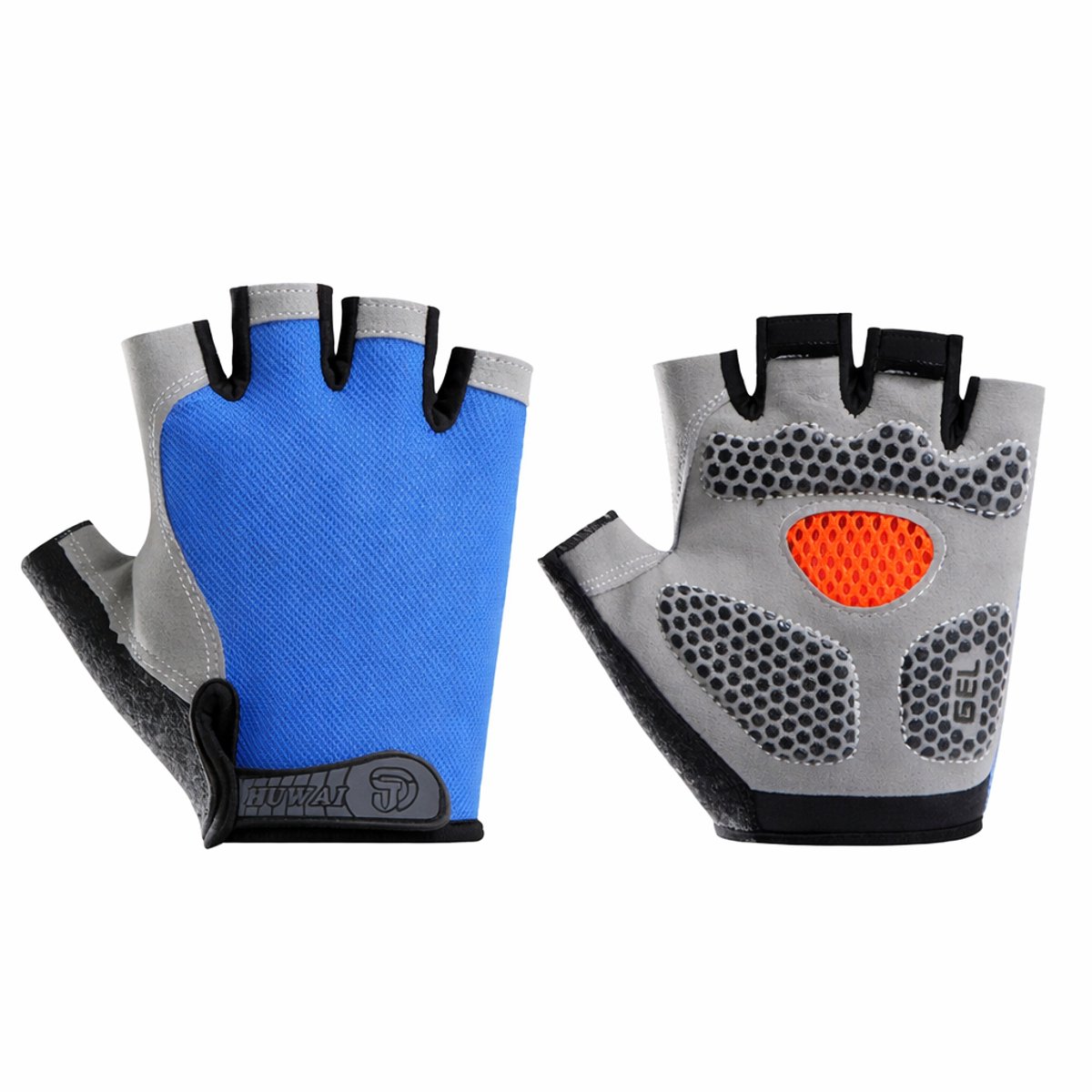 Cloudy - Fietshandschoenen - Wielrenhandschoenen - Blauw - Maat L