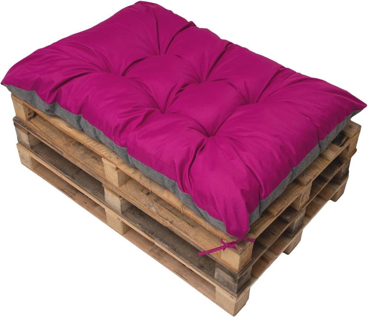 Grote Vloerkussens - Zitkussen Bankkussen - Comfortabel Zitten - Afneembare Hoes - 120 x 60 cm - Roze