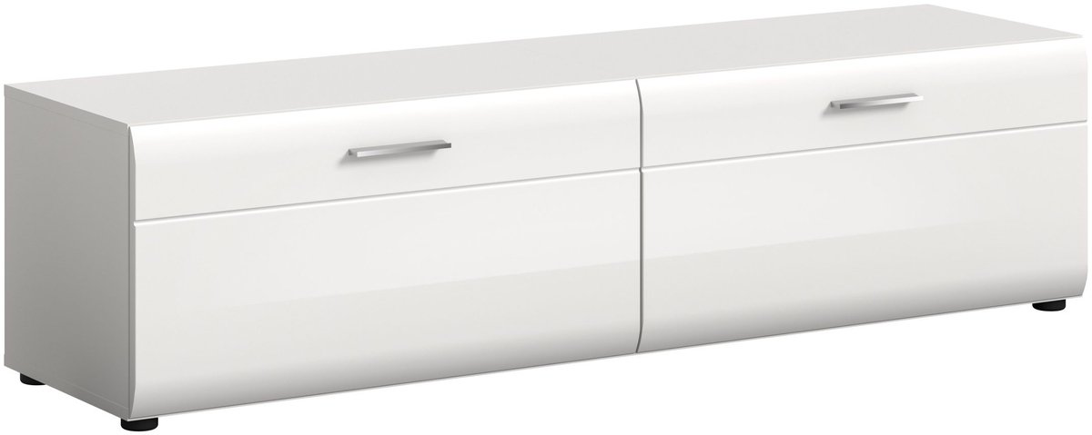 Furnilux Modern Lowboard met Rillenfräsung - Stijlvol TV-meubel voor uw Woonkamer - 160x42x41cm Bruin