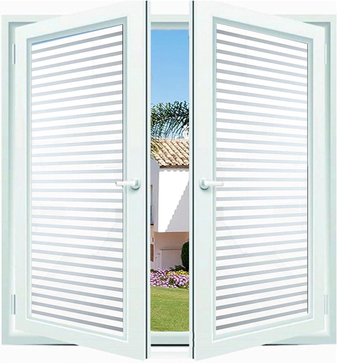 Raamfolie, Inkijkbescherming 80 x 250 cm, Privacy, Ondoorzichtig, Zonder Resten, Uv-Besche