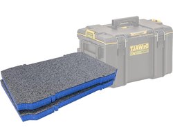 Shadow Foam ToughSystem 2.0 Gereedschapskist Foam Inserts (Twin Pack) Gesneden en Peel Foam Inserts voor DeWALT ToughSystem 2.0 Gereedschapskasten | Gereedschapsorganisatie, Kaizen, 5s, Gereedschapsopslag & Opbergdozen (30 mm, blauw)