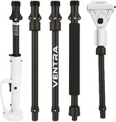 VENTRA Telescopische Steel 2.5M – Verlengsteel voor Snoeischaar – 150-250 cm – 180° Verstelbare Kop - Aluminium