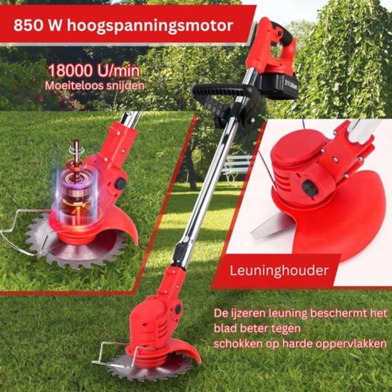 Thuys - Voegenborstel Badkamer - Voegenreiniger - Schrobborstels - Rood en Zwart van Merkloos	 — afbeelding 2