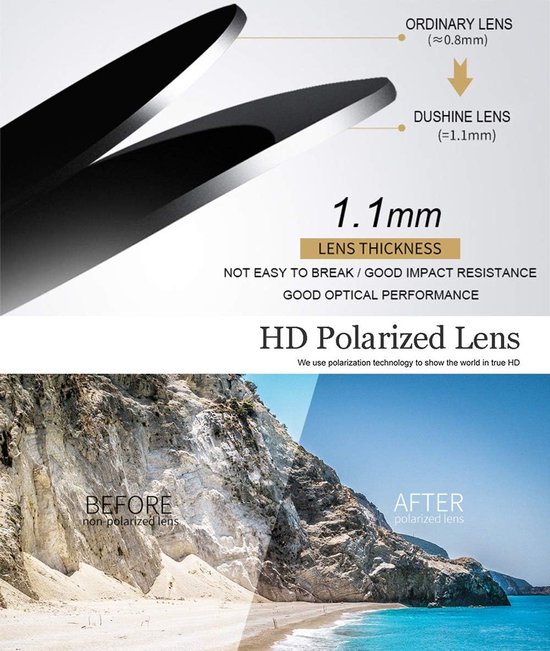 Zonnebril Rond - Pilotenbril Dames Heren - Bescherming Tegen Zon - 100% Uv Bescherming - 50mm Lensbreedte — afbeelding 5