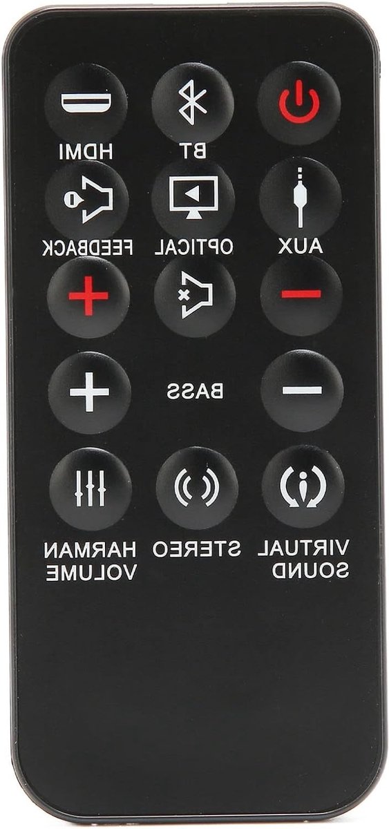 Volledige Functie Afstandsbediening voor Cinema Soundbar SB250 - Vervangende Afstandsbediening voor Geluidssystemen en Home Cinema