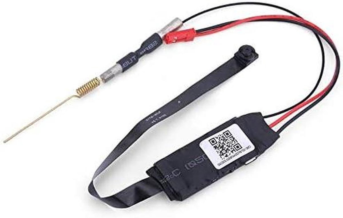 Mini Camera Module - Verborgen Camera - Beveiliging Thuis - Bewegingsdetectie Nachtzicht - 1080p HD - Zwart