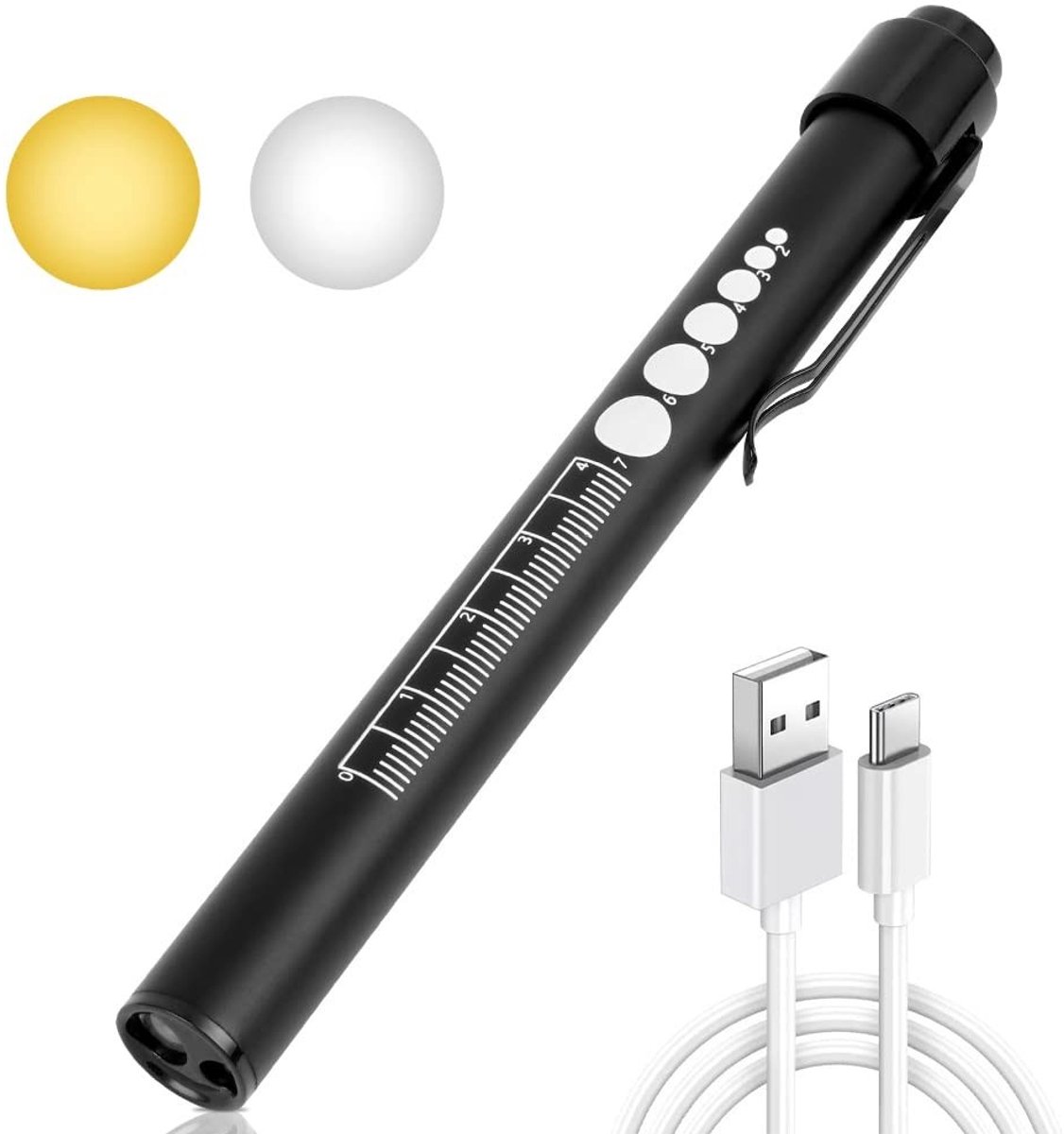 SPHProducts - Medische Pupil Lamp - Oplaadbare LED Penlamp - Handzaam en Lichtgewicht - Geschikt voor Artsen - Verpleegkundigen - Ideaal voor Onderzoek