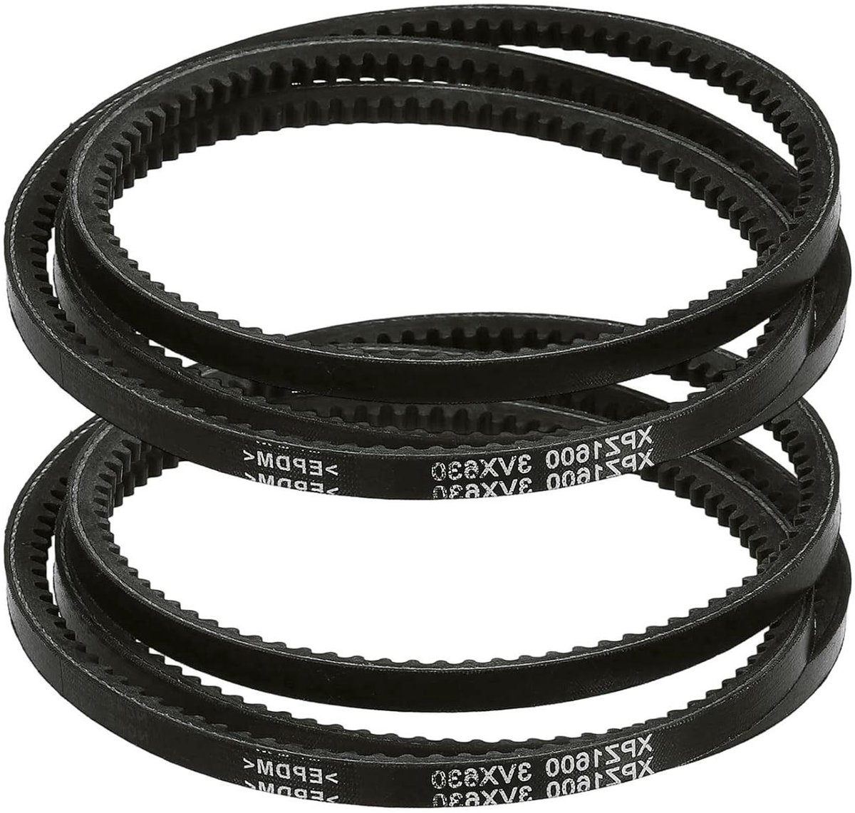 EPDM V-snaren - Aandrijfriemen Transportbanden - Kracht Overbrengen - Hoge Trek- en Hechtvastheid - 10 x 1600 mm - Zwart