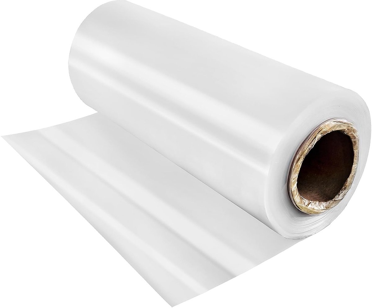 Famanu – Broeikasfolie van 3,6 x 7,6 m, polyethyleen, dikte 0,15 mm, ideaal voor industriële projecten en tuinbouw