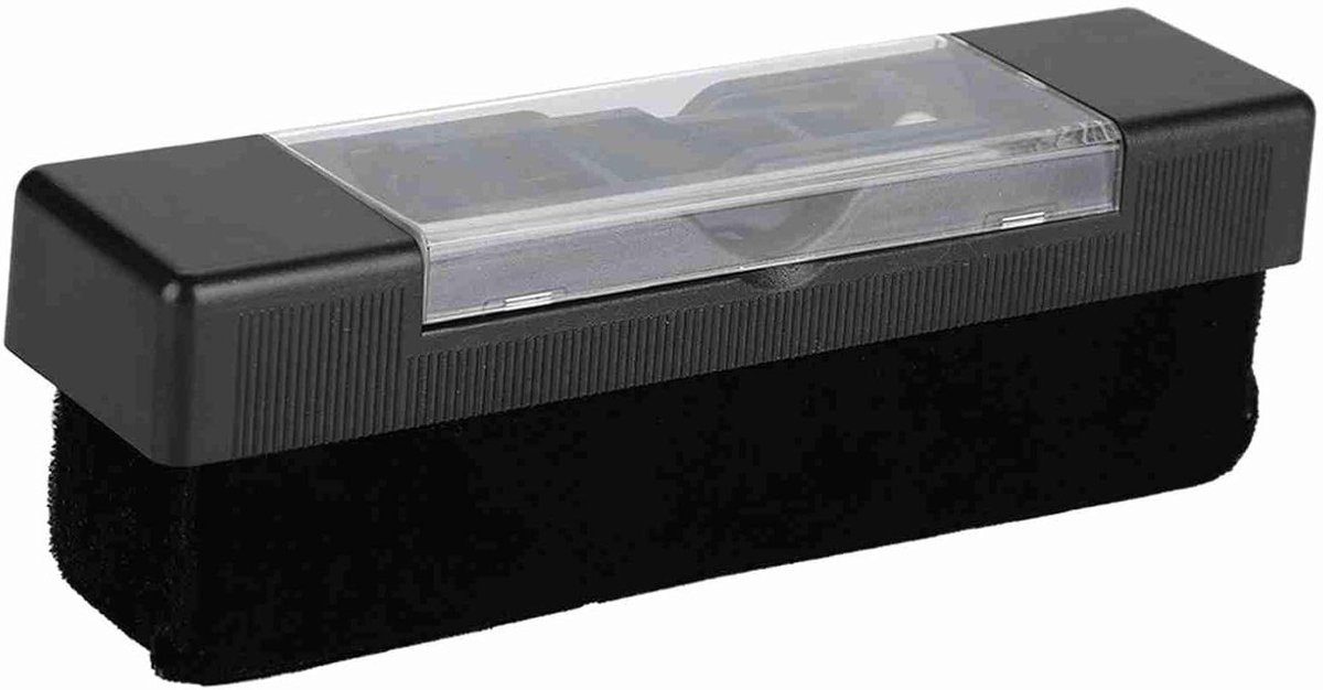 Platenborstel - Vinylreiniger - Platenonderhoud - Anti-statisch - 12.5 cm - Zwart