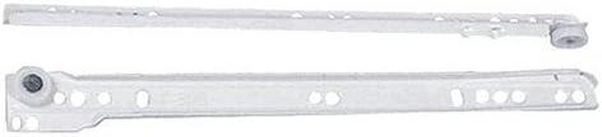 Ladenrails set - Ladegeleiders - Kasten organiseren - Zelfsluitend mechanisme - 55 cm - Wit