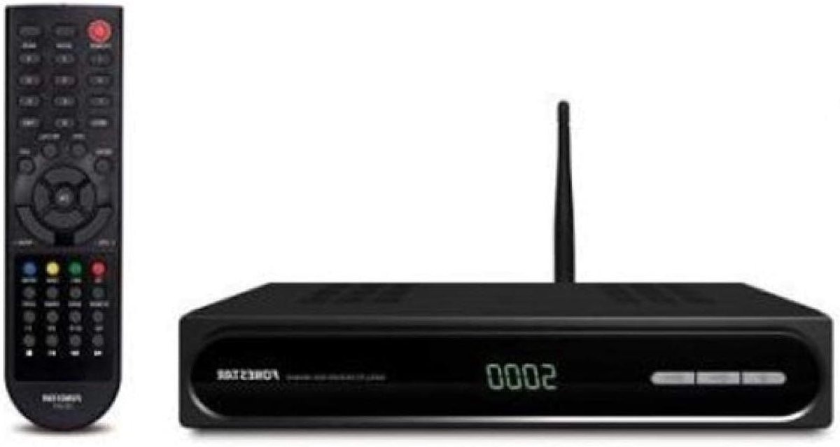 Satellietontvanger - HD Receiver - Televisie Kijken - Ingebouwde WiFi - Full HD - Zwart