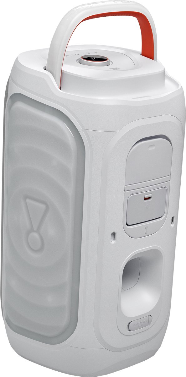 JBL PartyBox 130 - NIEUW - Draadloze Bluetooth Party Speaker - Opvouwbare Handgreep - Spatwaterdicht - LED verlichting - 15 uur - Wit thumbnail 7