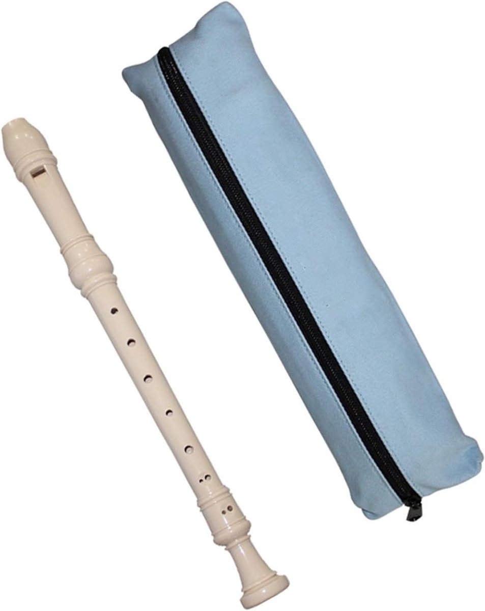 Studenten Blokfluit - Alt Blokfluit - Muziek Leren - 8-gaats Vingerzetting - 35 cm - Bruin