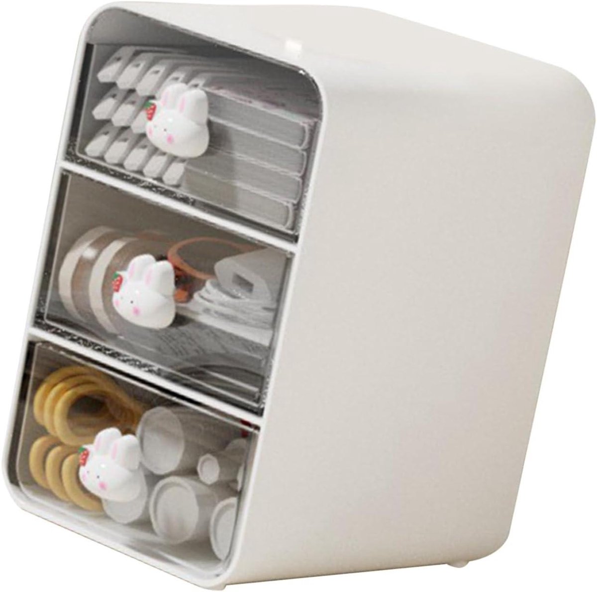 Bureau Organizer - Opbergdoos Lades - Bureau Opruimen - Met 3 Lades - 17x13x13 cm - Wit