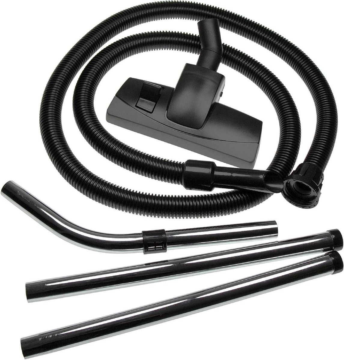 Stofzuiger Accessoireset - Vervangende Onderdelen - Efficiënt Schoonmaken - 5-delige Set - Universele Lengte - Zwart