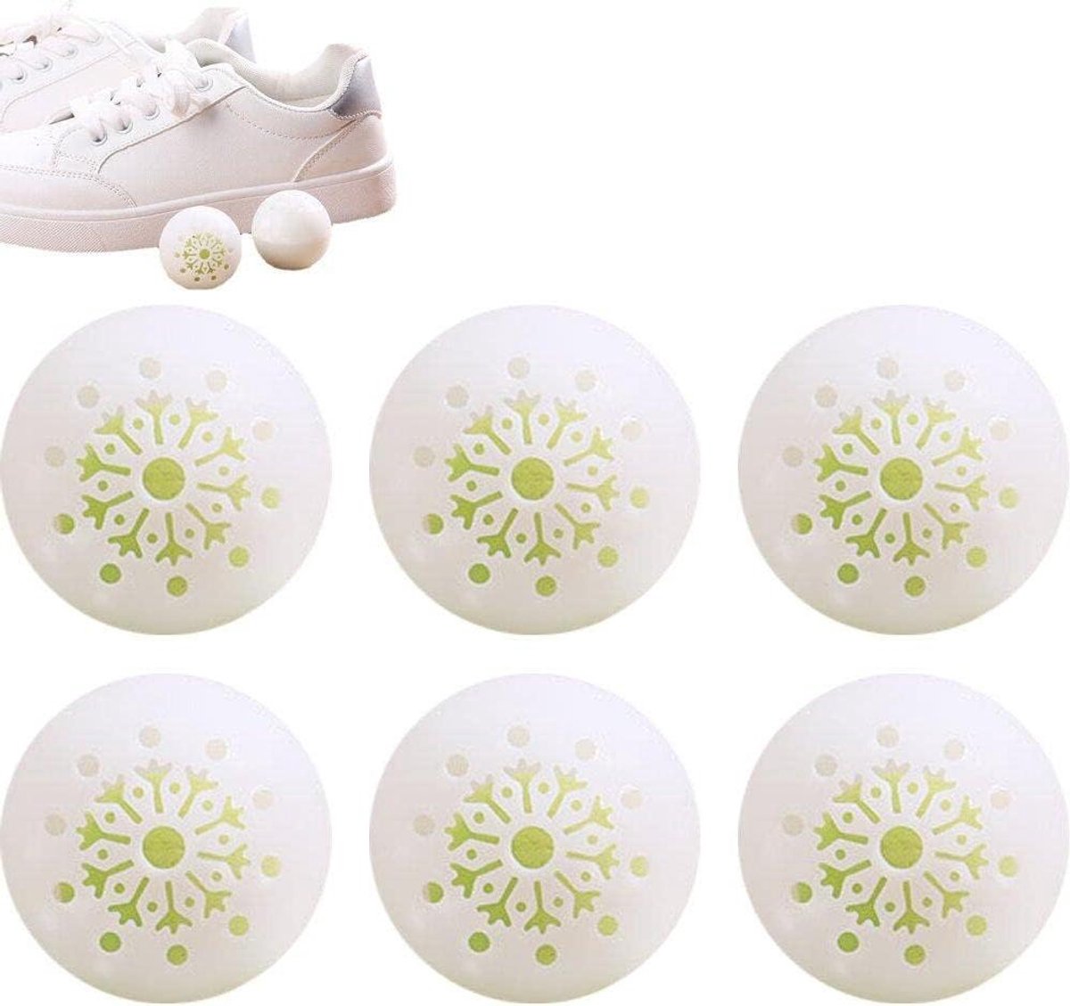 Schoen Deodorizer Ballen - Schoen Geur Eliminator - Schoenen Verfrissen - Holle Bol Ontwerp - 4 cm Diameter - Niet gespecificeerd