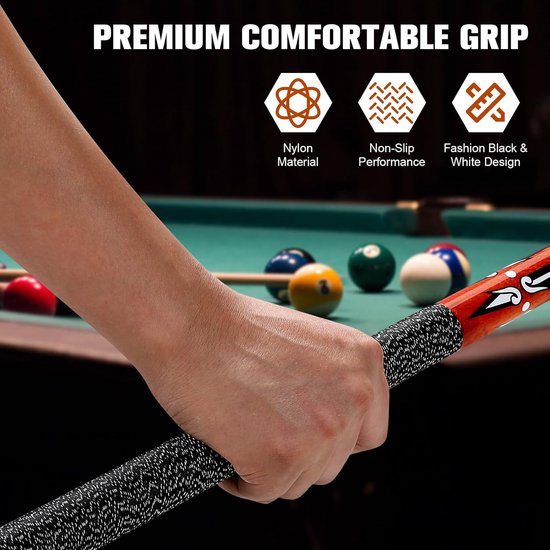 Biljartkeu - Poolstick Keu - Poolen - Canadees Esdoornhout - 147 cm - Bruin — afbeelding 5