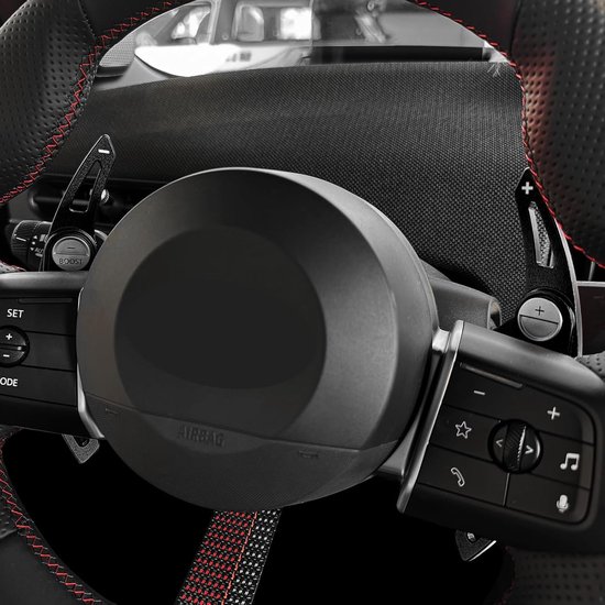 Stuurwiel Paddles - Schakelverlenging - Sportief Rijden - Aluminium Legering - 2 Stuks - Zwart — afbeelding 5