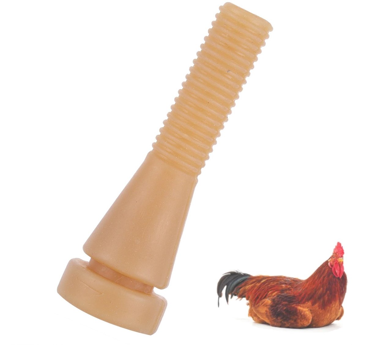 SolidChoice - 100 Stuks Rubber Pluimvee Plukvingers - Voor Kippen Eenden en Ganzen - Lichte Kleur - Perfect voor het plukken - Duurzaam en effectief -