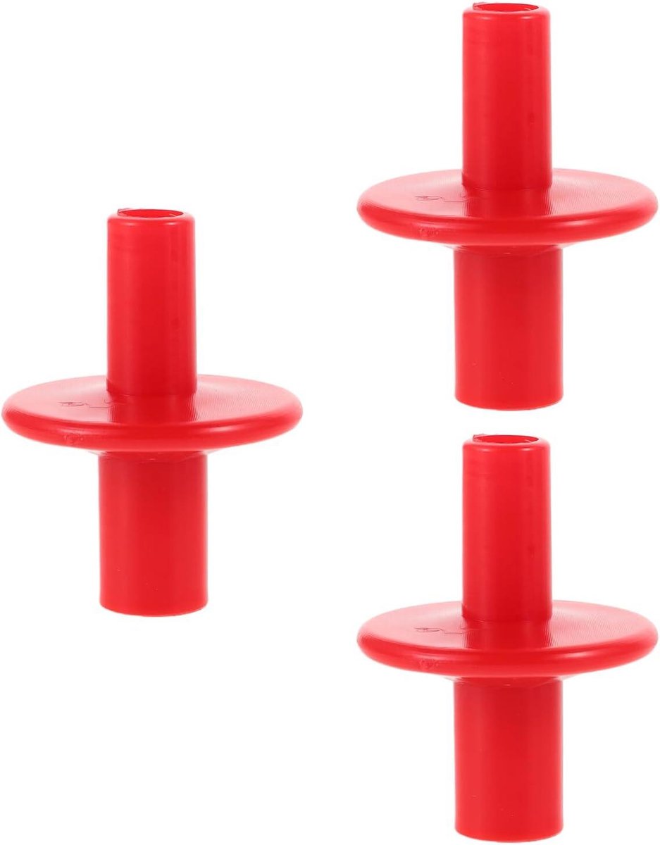 Cymbal Sleeve Set - Drum Hardware - Drum Setup - Dubbele Kop - 4.7x3.6x3.6CM - Rood