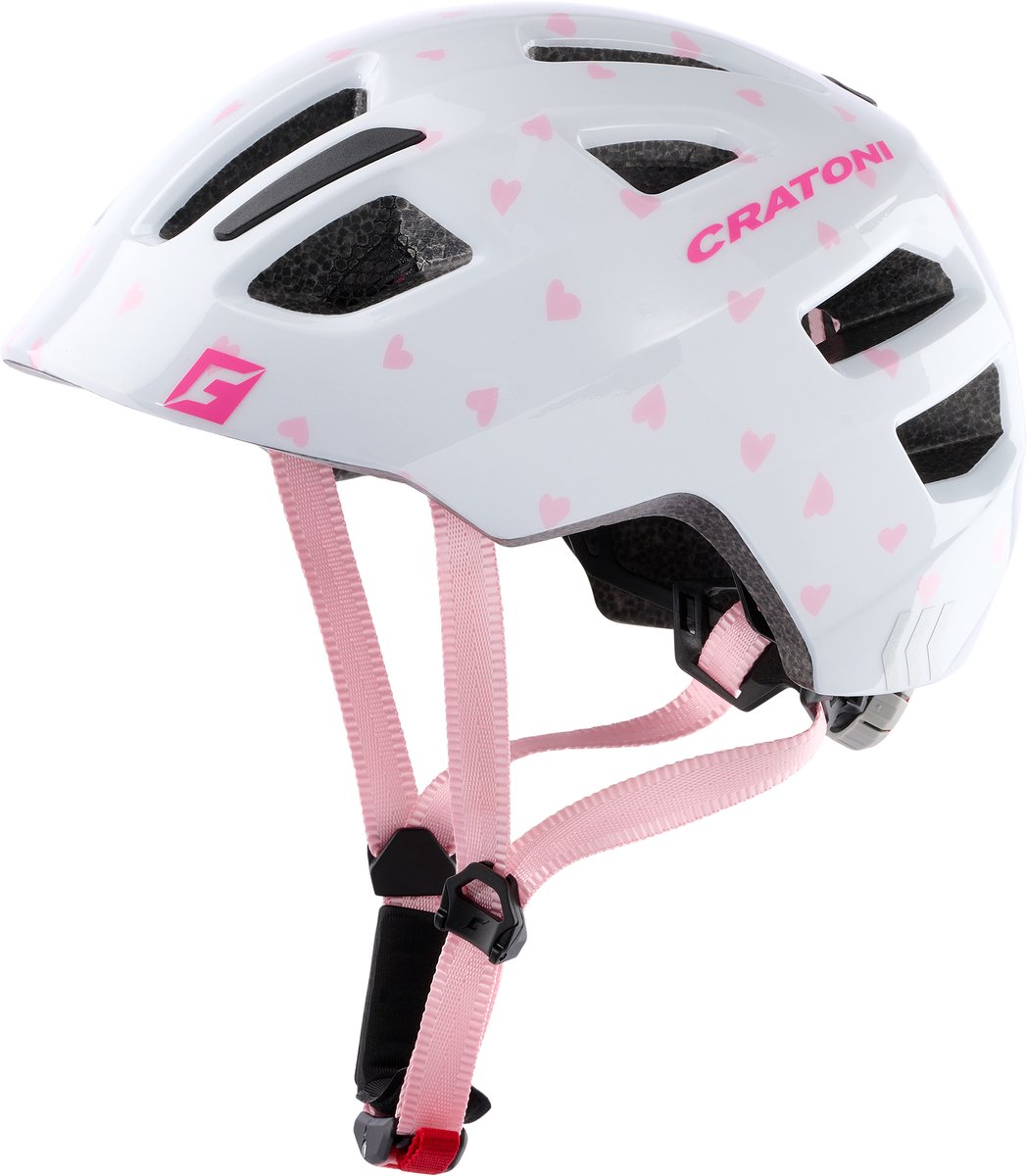 Kinderhelm Cratoni Maxster Heart Rose Glanzend - S/M (51-56cm)