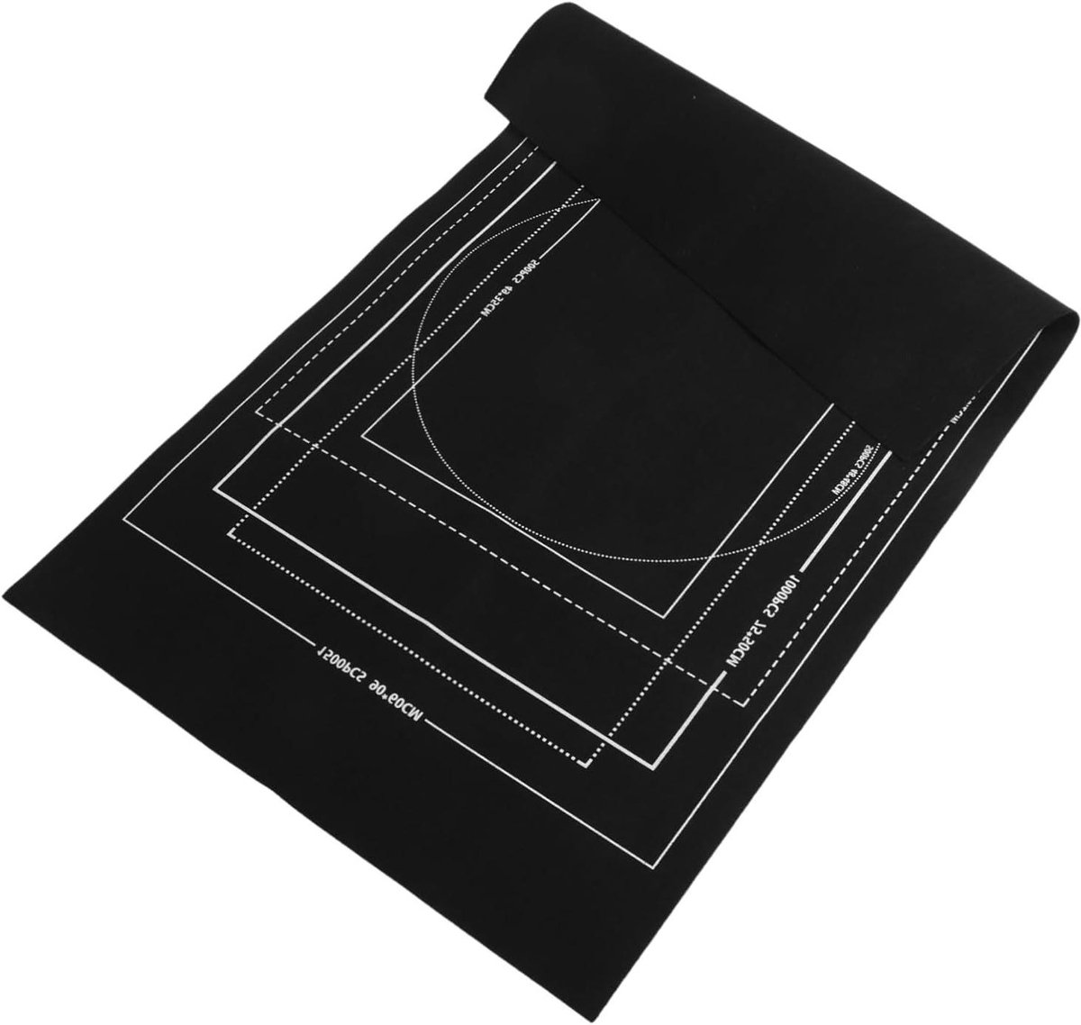 Puzzel Opbergmat - Puzzelmat Vilt - Puzzels Opbergen - Antislip Ontwerp - 116x66cm - Zwart