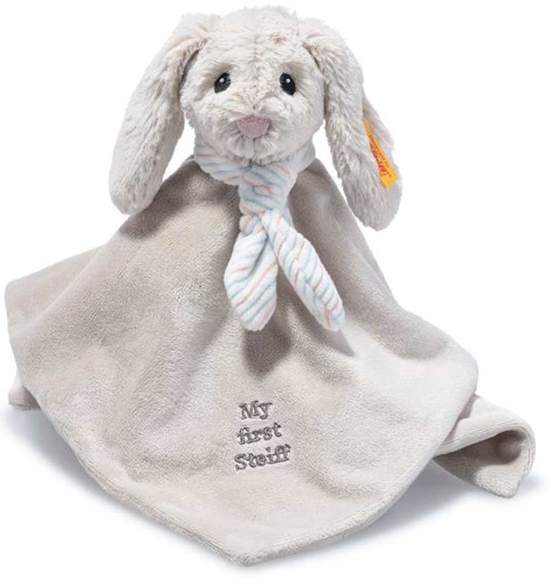 Steiff Knuffeldoek Konijn Lichtgrijs 26 cm