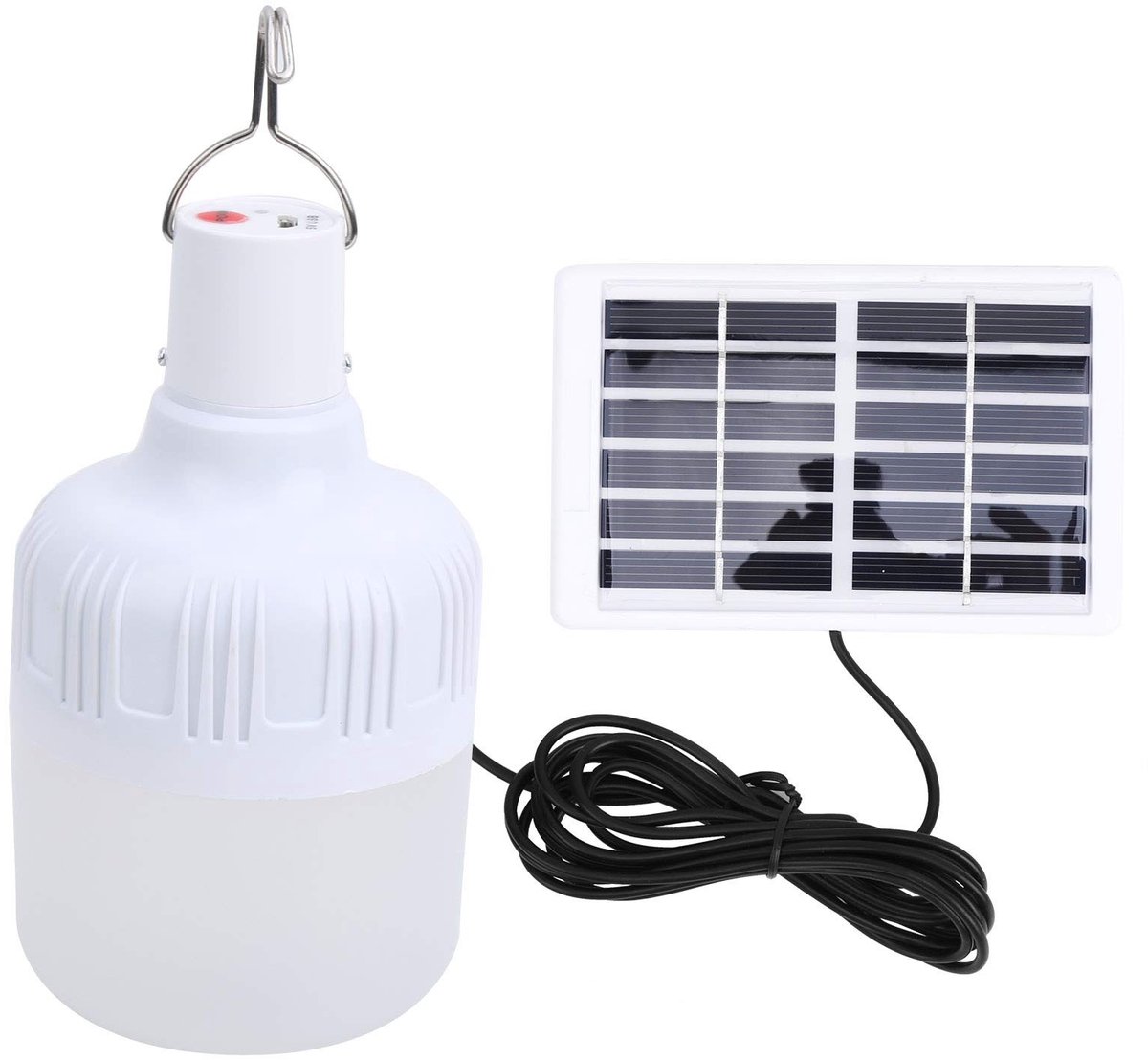 aladdien - 50W Buitenshuis Kamperen - Draagbaar LED-licht - Ideaal voor Camping - Zonne-energie - Handsfree Zaklampen - Perfect voor Buitenactiviteiten