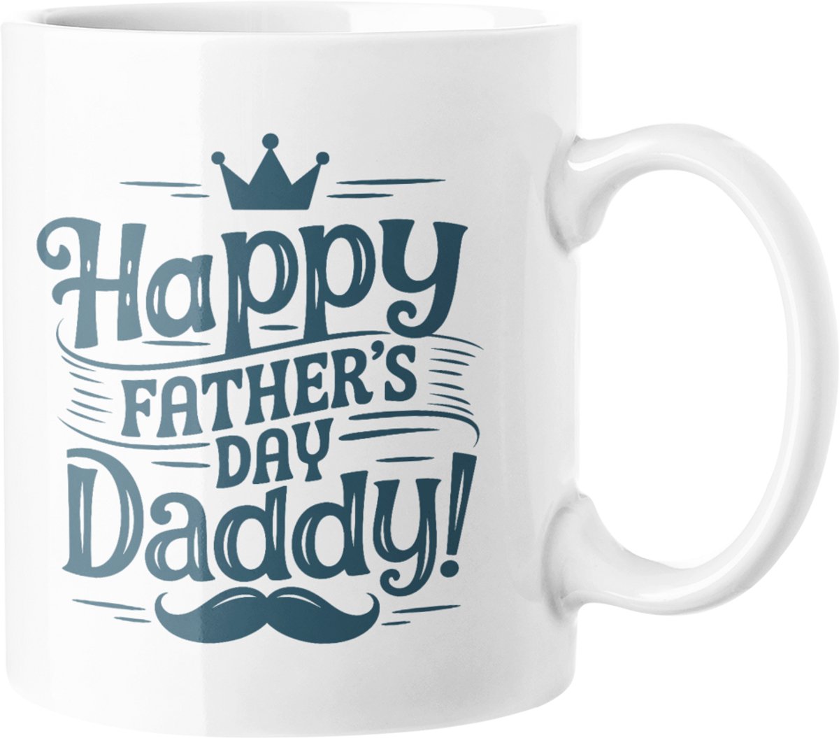 Happy Father's Day Daddy Koffiemok - Beste Papa Cadeau 330ml Keramische Kop