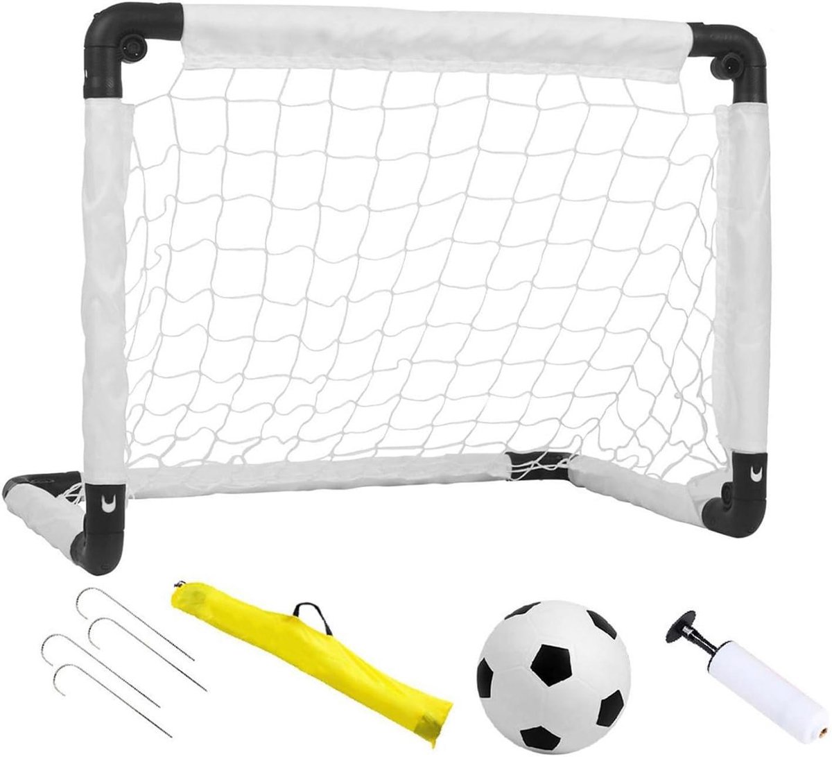 Kindervoetbaldoel - Voetbalnet Kinderen - Buiten Sporten - Opvouwbaar en Draagbaar - 60 x 45 x 45 cm - Niet gespecificeerd